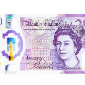 20 Pounds Sterling bills
