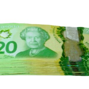 20 Canadian dollar bills