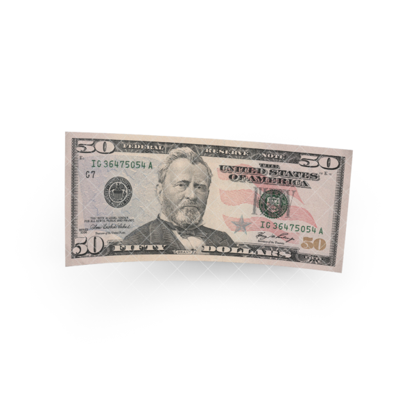 50 dollar bills