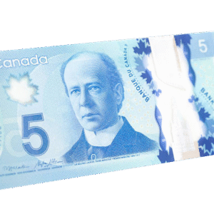 5 Canadian dollar bills