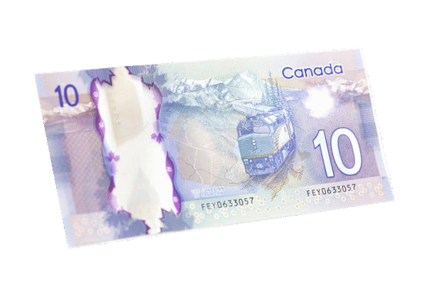10 Canadian dollar bills - Image 2
