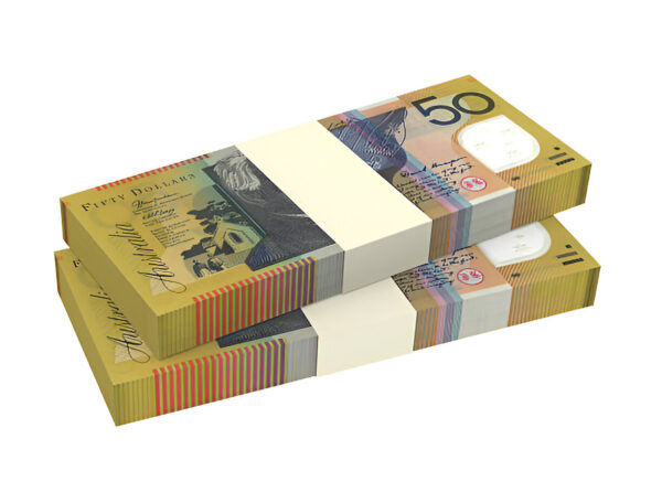 50 Australian dollar bills